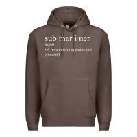 Coffee Submariner Definition  I Pigboat Submersible Nuclear Premium Hoodie - longCreatives