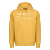 Mustard Submariner Definition  I Pigboat Submersible Nuclear Premium Hoodie - longCreatives