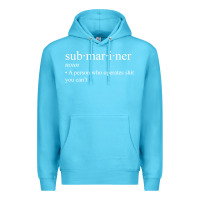 Ocean Blue Submariner Definition  I Pigboat Submersible Nuclear Premium Hoodie - longCreatives