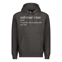 Smoke Submariner Definition  I Pigboat Submersible Nuclear Premium Hoodie - longCreatives