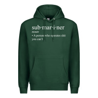 Sports Green Submariner Definition  I Pigboat Submersible Nuclear Premium Hoodie - longCreatives