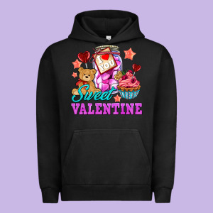 Sweet Valentine Urban Hoodie Designed By Adodesignshop