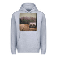 Heather Grey Twin Peaks City Limits Welcome Sign Vintage Premium Hoodie - longCreatives