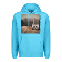 Ocean Blue Twin Peaks City Limits Welcome Sign Vintage Premium Hoodie - longCreatives