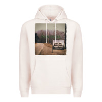 Pale Pink Twin Peaks City Limits Welcome Sign Vintage Premium Hoodie - longCreatives