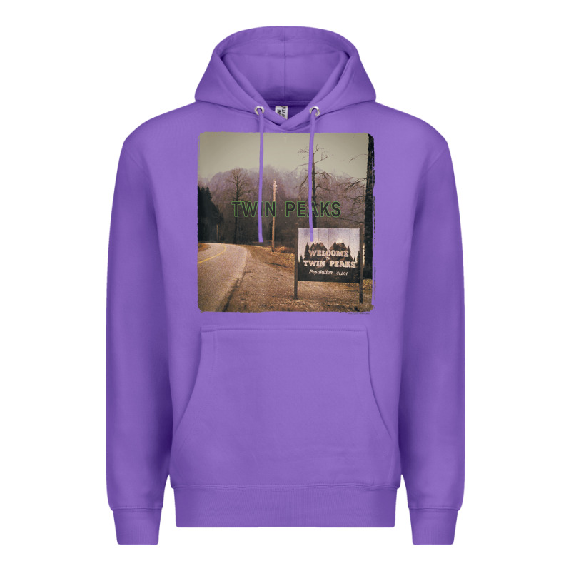 Twin Peaks City Limits Welcome Sign Vintage Premium Hoodie by longCreatives | Teevron