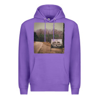 Purple Twin Peaks City Limits Welcome Sign Vintage Premium Hoodie - longCreatives