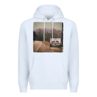 White Twin Peaks City Limits Welcome Sign Vintage Premium Hoodie - longCreatives