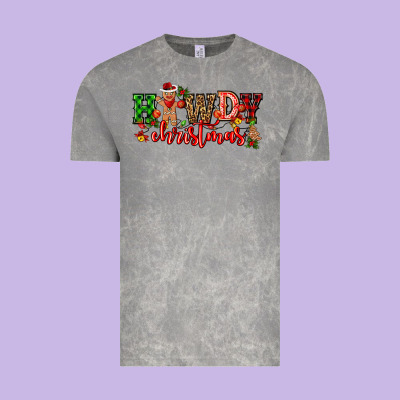 Howdy Christmas Gingerman Bread With Cowboy Vintage Tee Designed By Cowgirlartshop