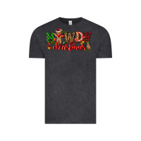 Vintage Black howdy christmas gingerman bread with cowboy Vintage Tee - CowGirlArtShop