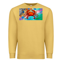 Antique Gold crab license plate Premium Sweatshirt - BarkalooDesign