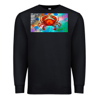 Black crab license plate Premium Sweatshirt - BarkalooDesign
