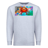 Heather Grey crab license plate Premium Sweatshirt - BarkalooDesign