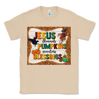 Jesus Flannel's Pumpkins Blessings Classic Tee | Teevron