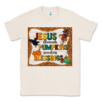 Natural jesus flannel's pumpkins blessings Classic Tee - TumblerDesignByShophia