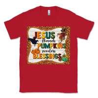 Red jesus flannel's pumpkins blessings Classic Tee - TumblerDesignByShophia