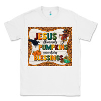 White jesus flannel's pumpkins blessings Classic Tee - TumblerDesignByShophia