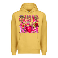 Antique Gold My Favorite Valentine Calls Me Premium Hoodie - CowhideDigitalArt
