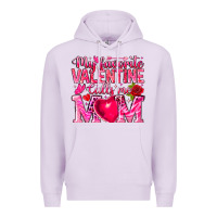 Lilac My Favorite Valentine Calls Me Premium Hoodie - CowhideDigitalArt