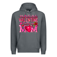 Rock My Favorite Valentine Calls Me Premium Hoodie - CowhideDigitalArt