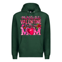 Sports Green My Favorite Valentine Calls Me Premium Hoodie - CowhideDigitalArt