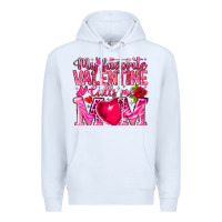 White My Favorite Valentine Calls Me Premium Hoodie - CowhideDigitalArt