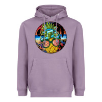 Lavender pineapple relaxing Heavyweight Hoodie - BarkalooDesign