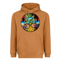 Meerkat pineapple relaxing Heavyweight Hoodie - BarkalooDesign