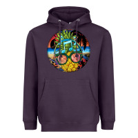 Plum pineapple relaxing Heavyweight Hoodie - BarkalooDesign