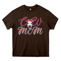 Chocolate Brown Cow Mom Heavy Core Tee - Bettercallsaul
