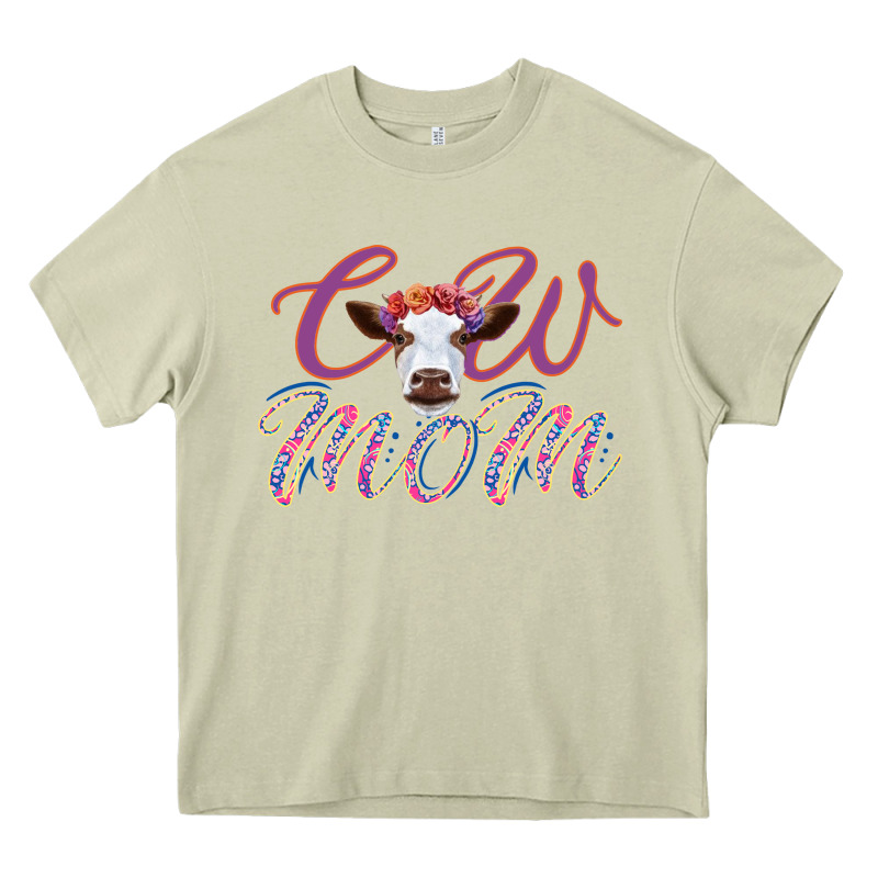 Cow Mom Heavy Core Tee by Bettercallsaul | Teevron