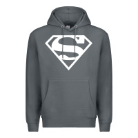 Rock Supergirl White & Pink Shield Premium Hoodie - longCreatives