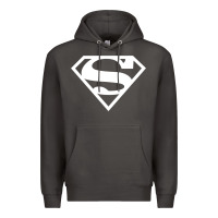 Smoke Supergirl White & Pink Shield Premium Hoodie - longCreatives