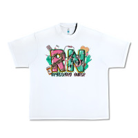 White registered nurse Urban Heavy Tee - CowGirlArtShop