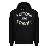Black Tattoos Are Trashy Funny Sarcastic Tattoo Gift Premium Hoodie - longCreatives