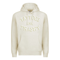 Oatmeal Heather Tattoos Are Trashy Funny Sarcastic Tattoo Gift Premium Hoodie - longCreatives