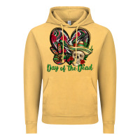 Vintage Mustard Day of the dead Mexico Vintage Hoodie - HowdyJamesFarm