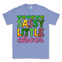 Colony Blue sassy little clover st patrick s day Classic Tee - Artiststas