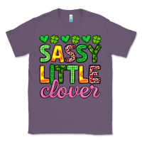 Lavender sassy little clover st patrick s day Classic Tee - Artiststas