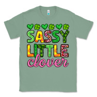 Sage sassy little clover st patrick s day Classic Tee - Artiststas