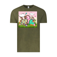 Vintage Olive easter Vintage Tee - CowGirlArtShop