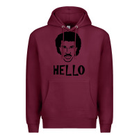 Burgundy Lionel Richie  It's Me Premium Hoodie - longCreatives