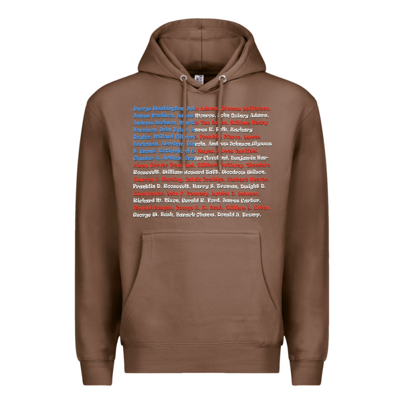 List Of Presidents Of The United States, Gift Premium Hoodie by longCreatives | Teevron