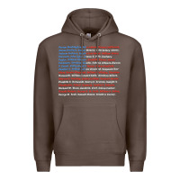 Coffee List of Presidents of the United States, Gift Premium Hoodie - longCreatives