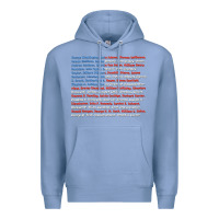 Colony Blue List of Presidents of the United States, Gift Premium Hoodie - longCreatives