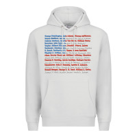 Dove Grey List of Presidents of the United States, Gift Premium Hoodie - longCreatives