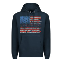 Navy List of Presidents of the United States, Gift Premium Hoodie - longCreatives
