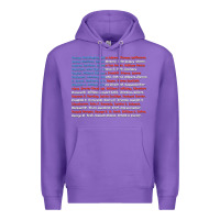 Purple List of Presidents of the United States, Gift Premium Hoodie - longCreatives