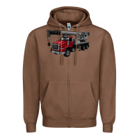 Chestnut crane truck Zipper Hoodie - Artiststas