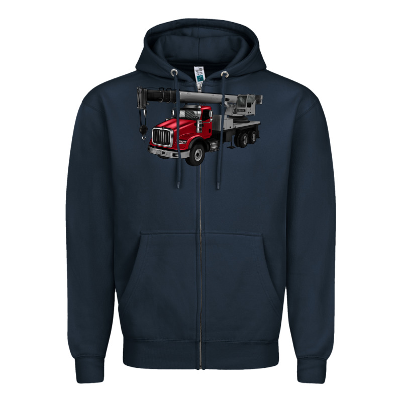 Crane Truck Zipper Hoodie by Artiststas | Teevron